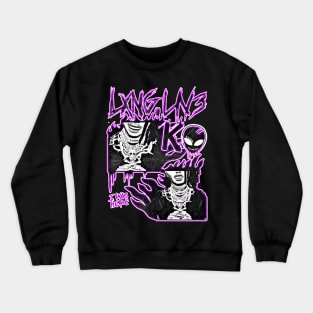 KVLI3N ''LXNG.LIV3'' (PURPLE) Crewneck Sweatshirt